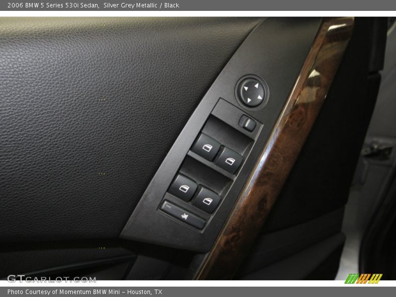Silver Grey Metallic / Black 2006 BMW 5 Series 530i Sedan