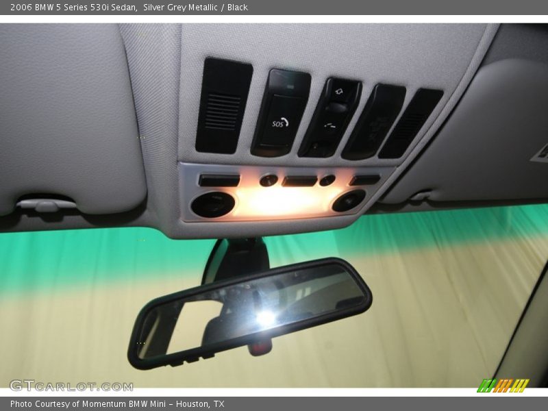 Silver Grey Metallic / Black 2006 BMW 5 Series 530i Sedan