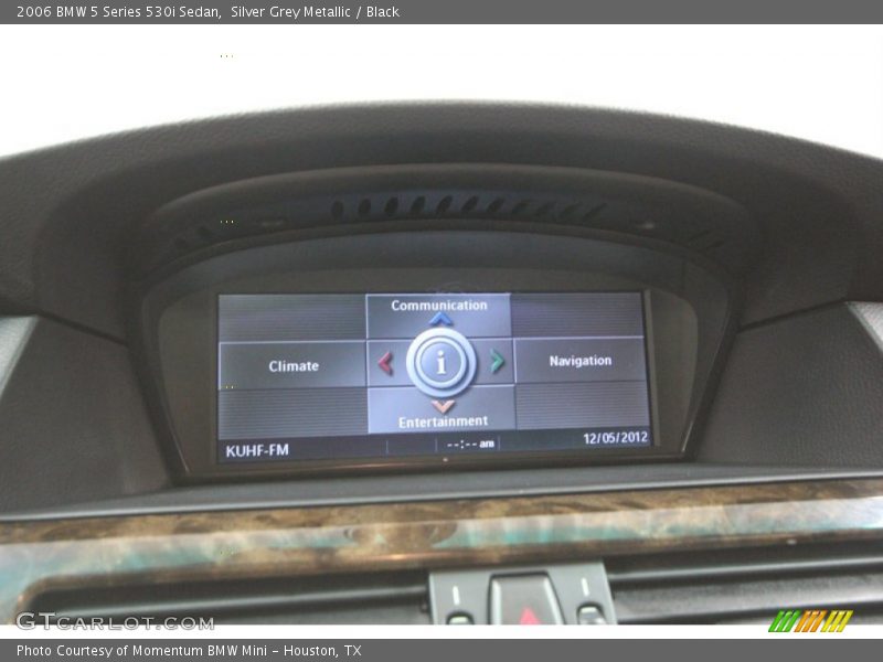 Silver Grey Metallic / Black 2006 BMW 5 Series 530i Sedan