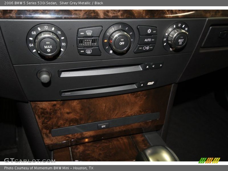 Silver Grey Metallic / Black 2006 BMW 5 Series 530i Sedan