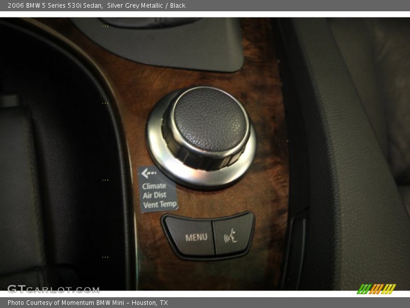Silver Grey Metallic / Black 2006 BMW 5 Series 530i Sedan