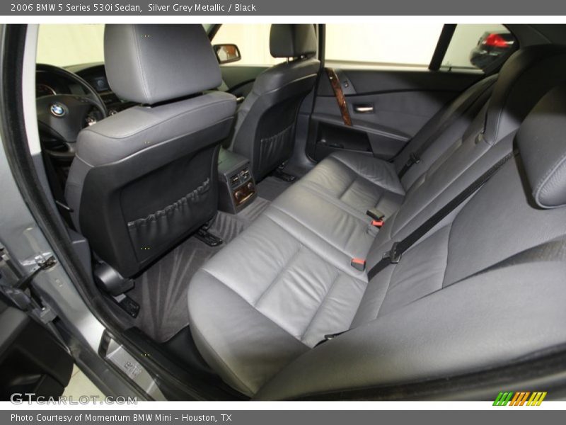 Silver Grey Metallic / Black 2006 BMW 5 Series 530i Sedan
