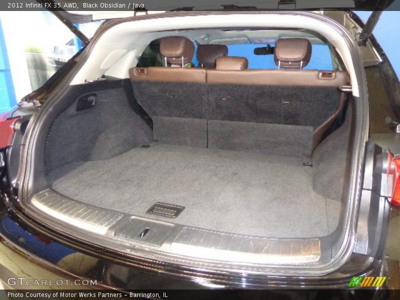  2012 FX 35 AWD Trunk