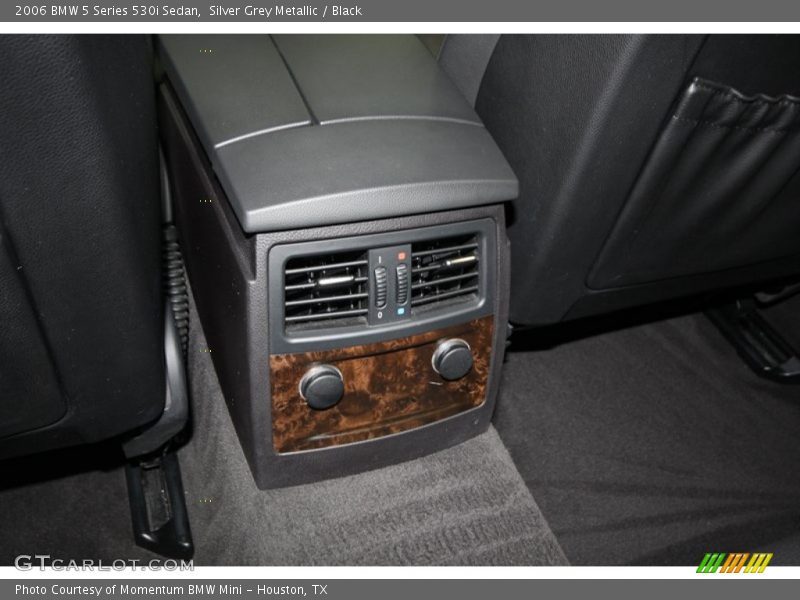Silver Grey Metallic / Black 2006 BMW 5 Series 530i Sedan