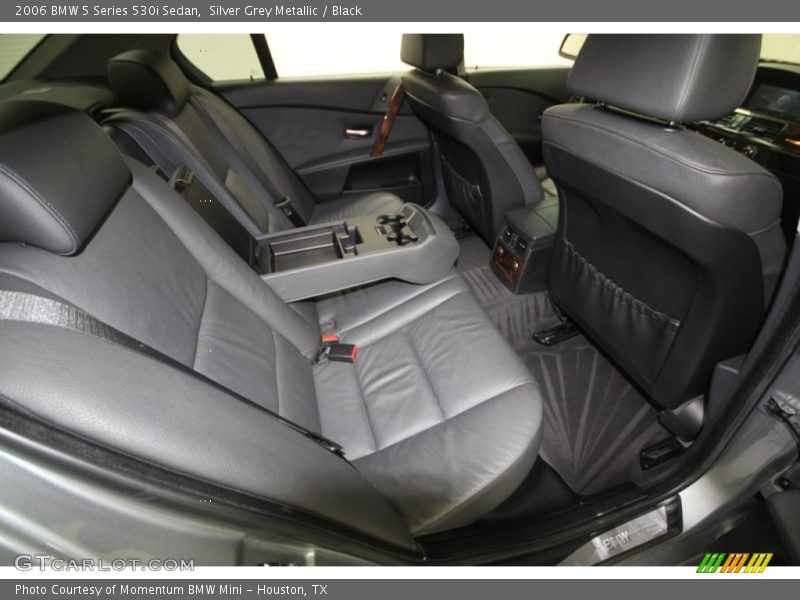 Silver Grey Metallic / Black 2006 BMW 5 Series 530i Sedan