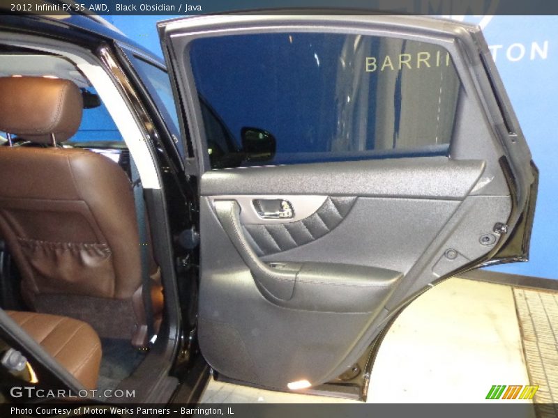 Black Obsidian / Java 2012 Infiniti FX 35 AWD