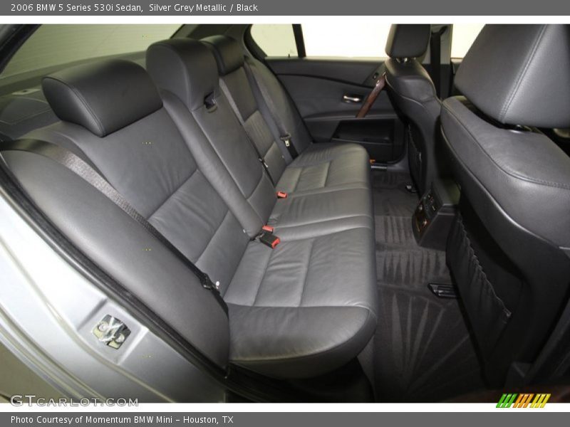 Silver Grey Metallic / Black 2006 BMW 5 Series 530i Sedan