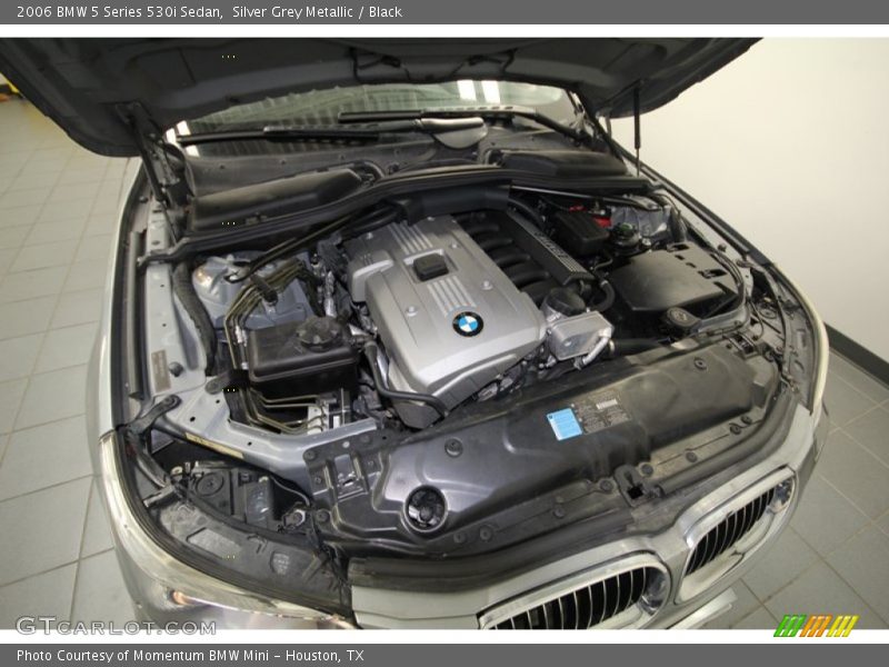 Silver Grey Metallic / Black 2006 BMW 5 Series 530i Sedan