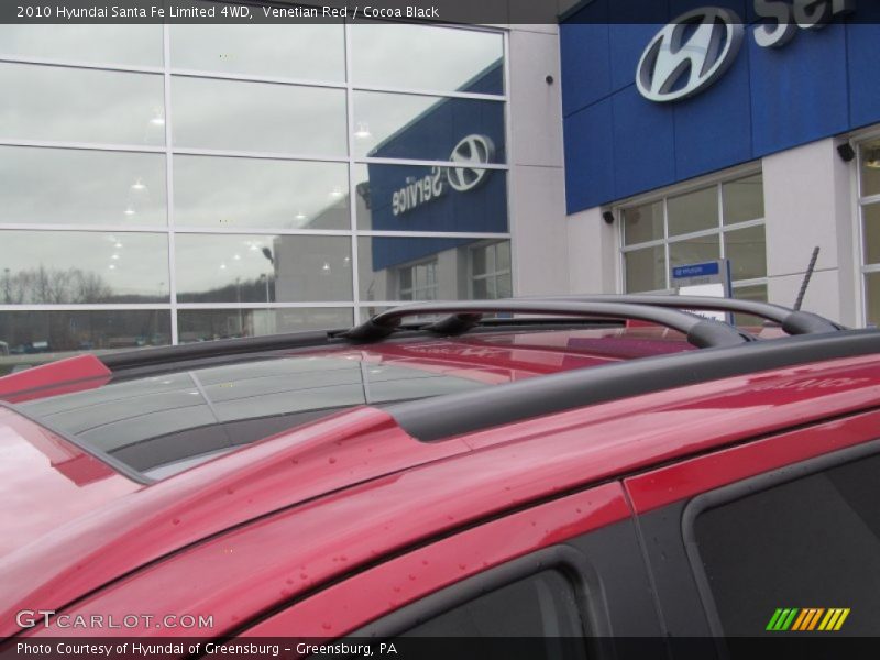 Venetian Red / Cocoa Black 2010 Hyundai Santa Fe Limited 4WD