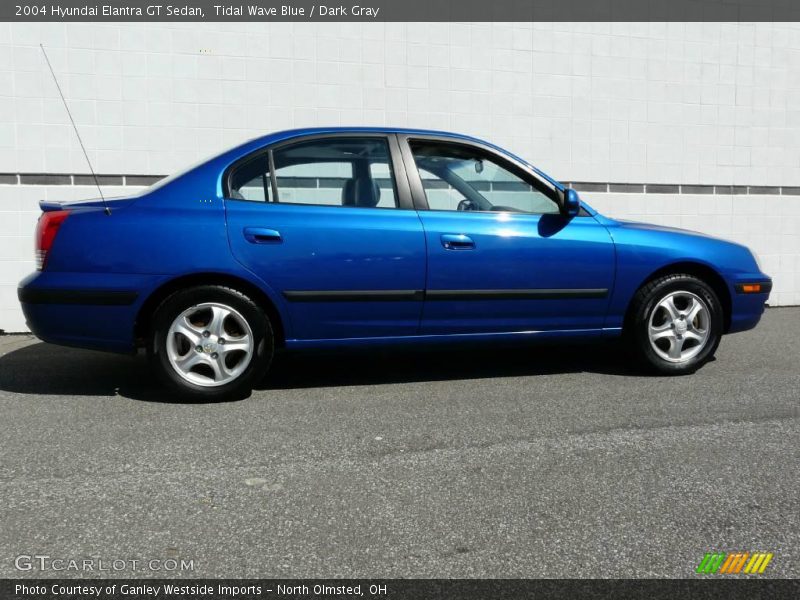 Tidal Wave Blue / Dark Gray 2004 Hyundai Elantra GT Sedan