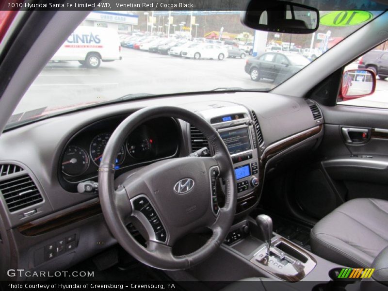 Venetian Red / Cocoa Black 2010 Hyundai Santa Fe Limited 4WD