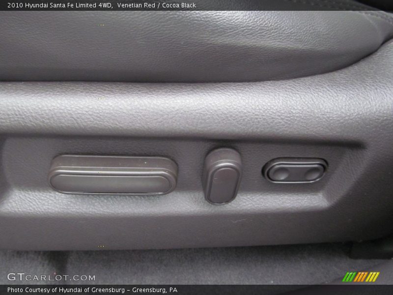 Venetian Red / Cocoa Black 2010 Hyundai Santa Fe Limited 4WD