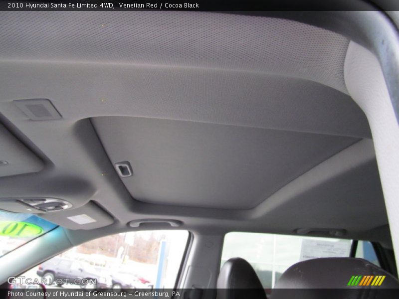 Venetian Red / Cocoa Black 2010 Hyundai Santa Fe Limited 4WD