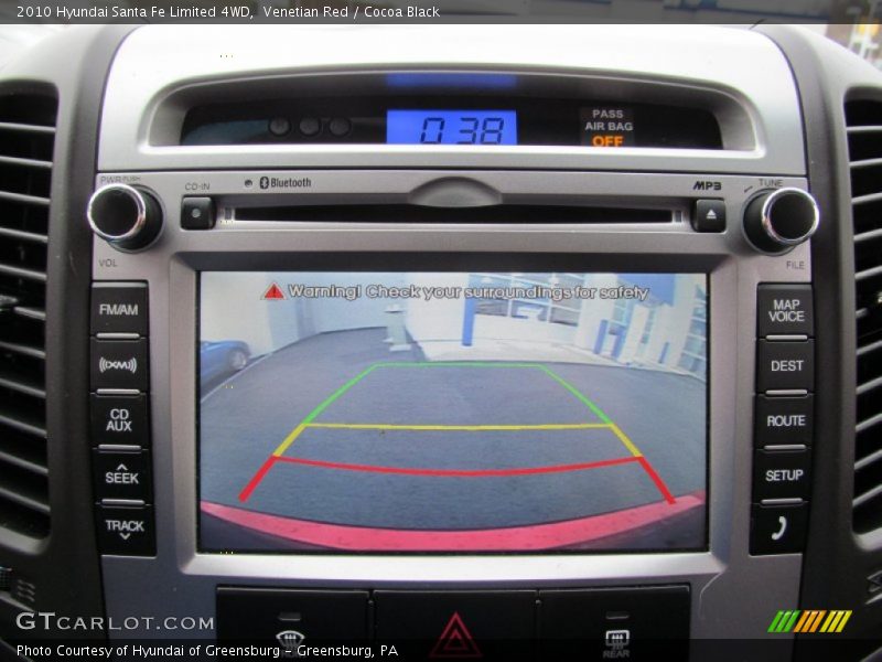 Venetian Red / Cocoa Black 2010 Hyundai Santa Fe Limited 4WD