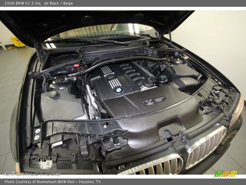 Jet Black / Beige 2008 BMW X3 3.0si