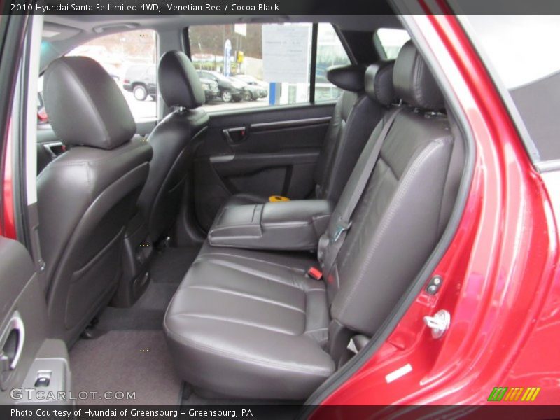 Venetian Red / Cocoa Black 2010 Hyundai Santa Fe Limited 4WD