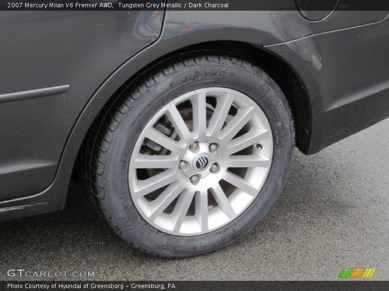 Tungsten Grey Metallic / Dark Charcoal 2007 Mercury Milan V6 Premier AWD