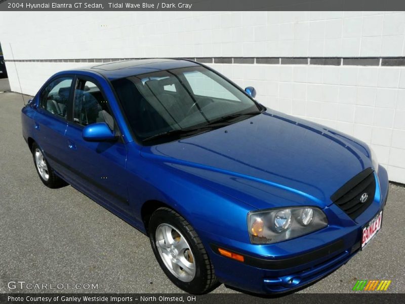 Tidal Wave Blue / Dark Gray 2004 Hyundai Elantra GT Sedan