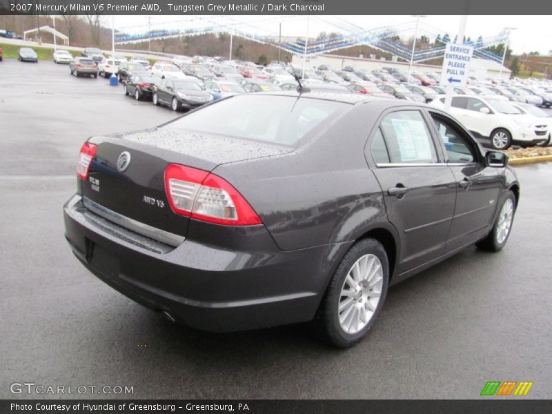 Tungsten Grey Metallic / Dark Charcoal 2007 Mercury Milan V6 Premier AWD