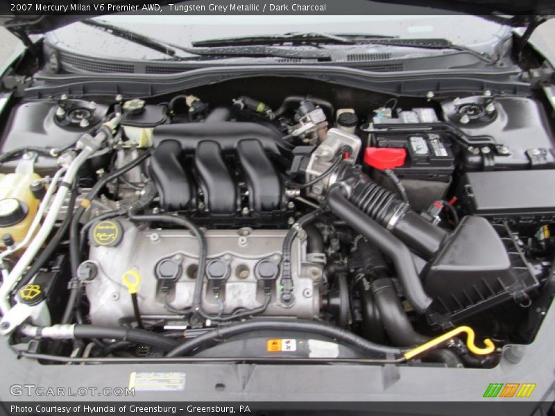 Tungsten Grey Metallic / Dark Charcoal 2007 Mercury Milan V6 Premier AWD