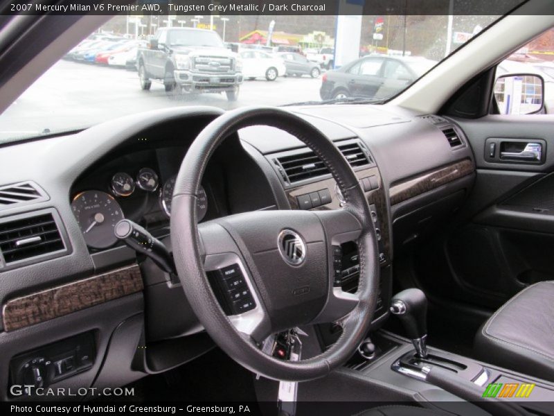 Tungsten Grey Metallic / Dark Charcoal 2007 Mercury Milan V6 Premier AWD