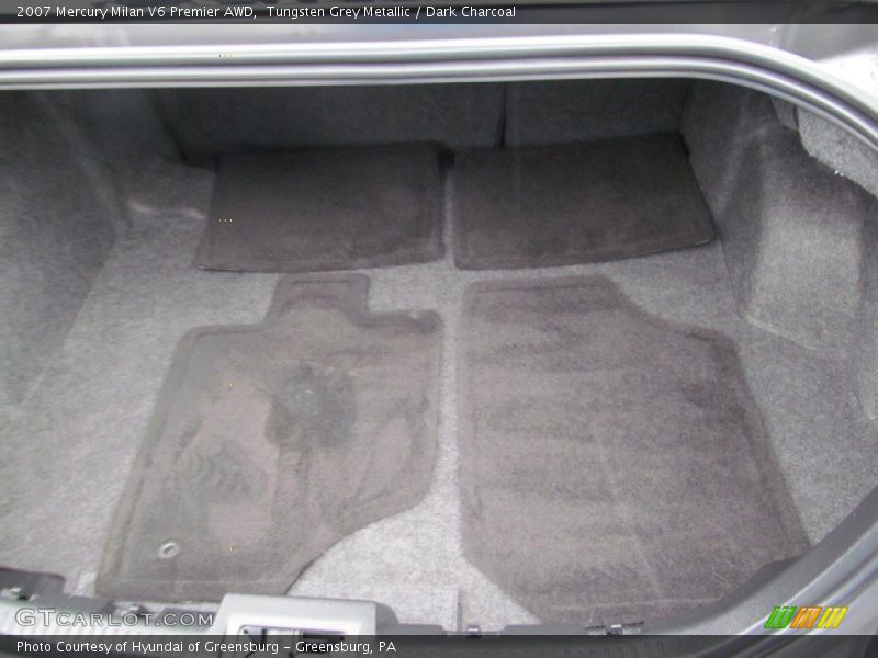 Tungsten Grey Metallic / Dark Charcoal 2007 Mercury Milan V6 Premier AWD
