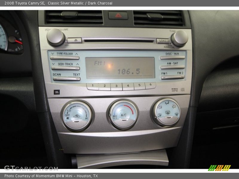 Classic Silver Metallic / Dark Charcoal 2008 Toyota Camry SE