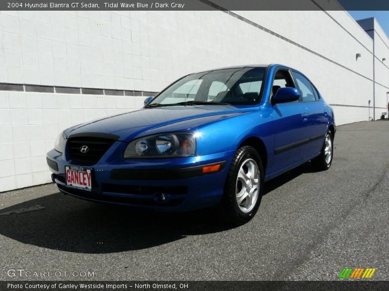 Tidal Wave Blue / Dark Gray 2004 Hyundai Elantra GT Sedan
