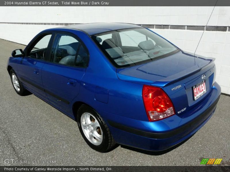 Tidal Wave Blue / Dark Gray 2004 Hyundai Elantra GT Sedan