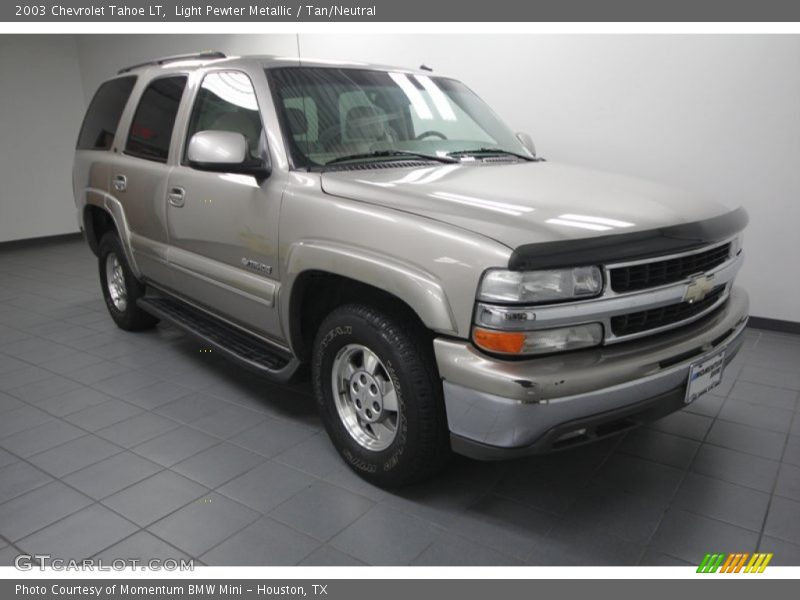 Light Pewter Metallic / Tan/Neutral 2003 Chevrolet Tahoe LT