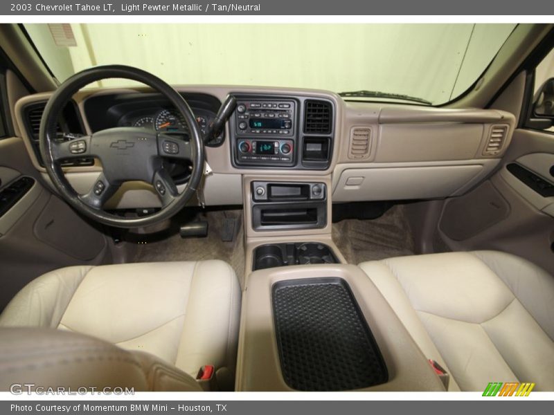 Light Pewter Metallic / Tan/Neutral 2003 Chevrolet Tahoe LT