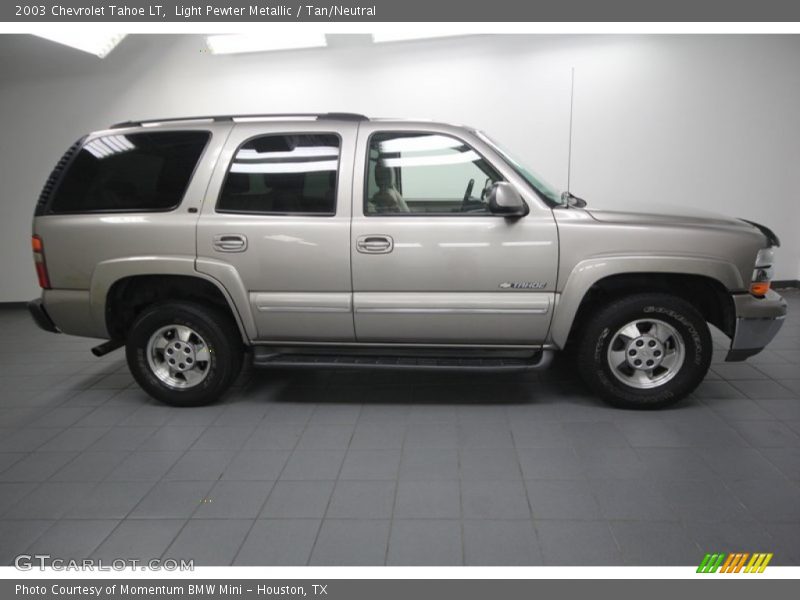Light Pewter Metallic / Tan/Neutral 2003 Chevrolet Tahoe LT