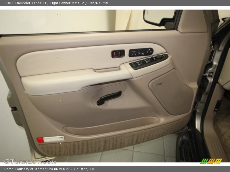 Light Pewter Metallic / Tan/Neutral 2003 Chevrolet Tahoe LT