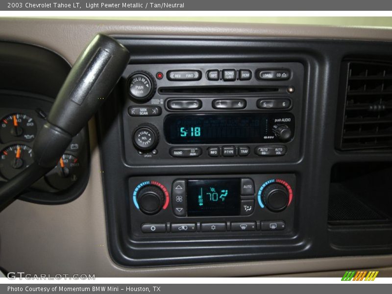 Light Pewter Metallic / Tan/Neutral 2003 Chevrolet Tahoe LT