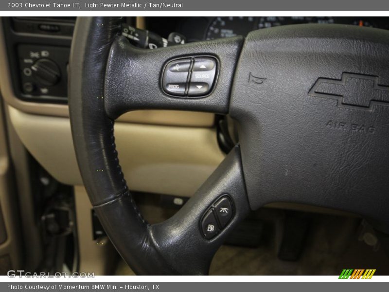 Light Pewter Metallic / Tan/Neutral 2003 Chevrolet Tahoe LT