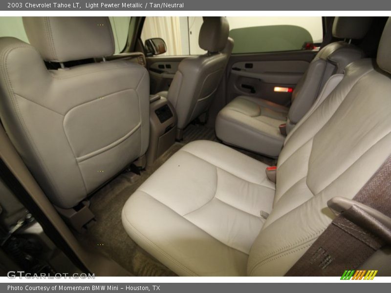 Light Pewter Metallic / Tan/Neutral 2003 Chevrolet Tahoe LT