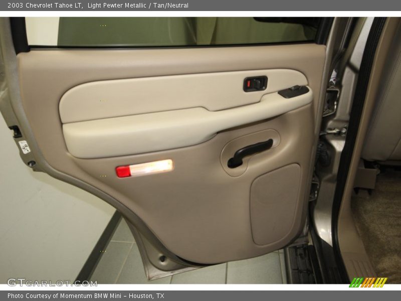 Light Pewter Metallic / Tan/Neutral 2003 Chevrolet Tahoe LT