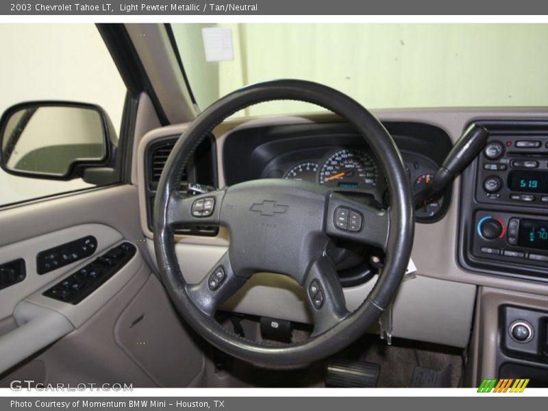 Light Pewter Metallic / Tan/Neutral 2003 Chevrolet Tahoe LT