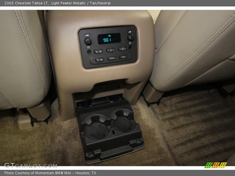 Light Pewter Metallic / Tan/Neutral 2003 Chevrolet Tahoe LT