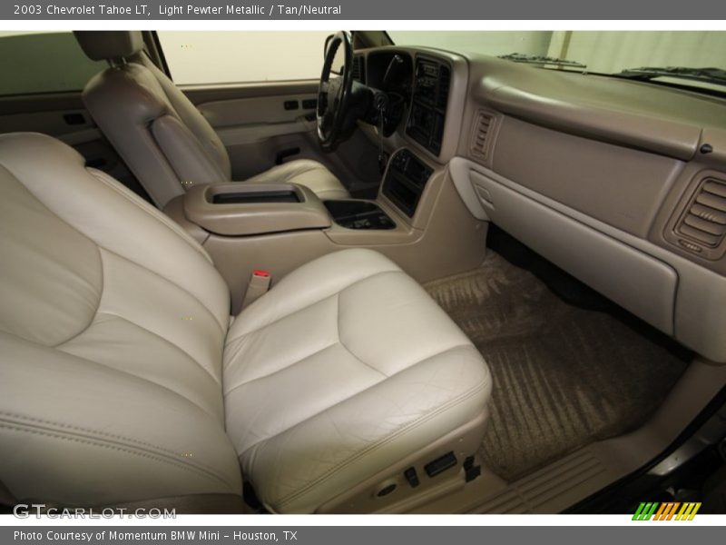 Light Pewter Metallic / Tan/Neutral 2003 Chevrolet Tahoe LT