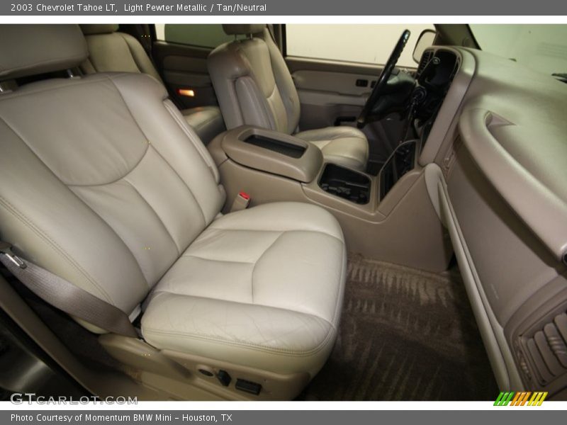 Light Pewter Metallic / Tan/Neutral 2003 Chevrolet Tahoe LT