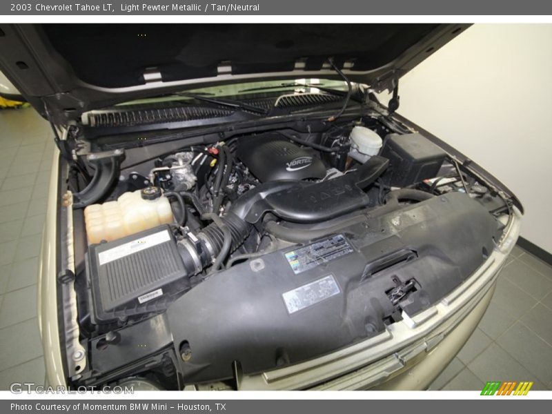 Light Pewter Metallic / Tan/Neutral 2003 Chevrolet Tahoe LT