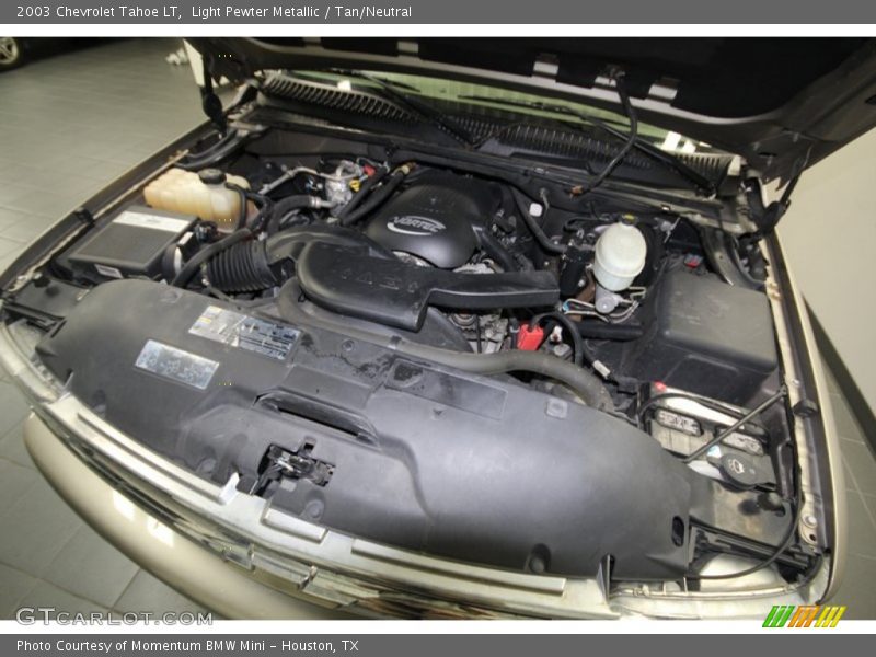 Light Pewter Metallic / Tan/Neutral 2003 Chevrolet Tahoe LT