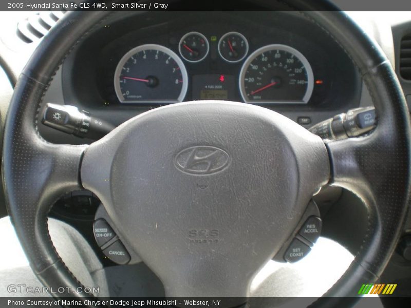 Smart Silver / Gray 2005 Hyundai Santa Fe GLS 4WD