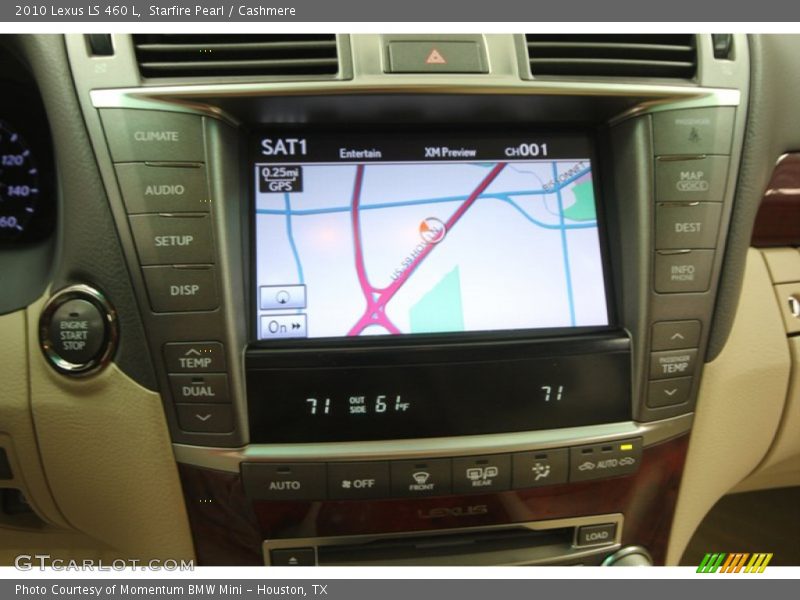 Navigation of 2010 LS 460 L