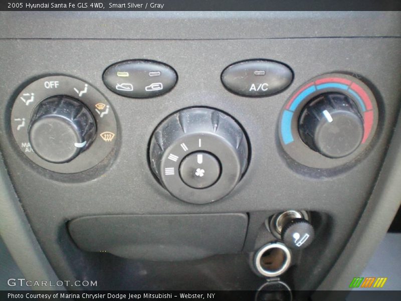 Smart Silver / Gray 2005 Hyundai Santa Fe GLS 4WD