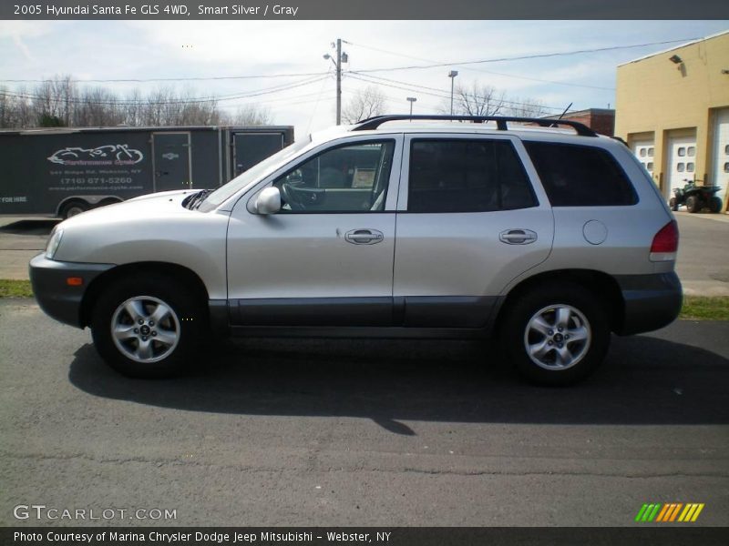 Smart Silver / Gray 2005 Hyundai Santa Fe GLS 4WD