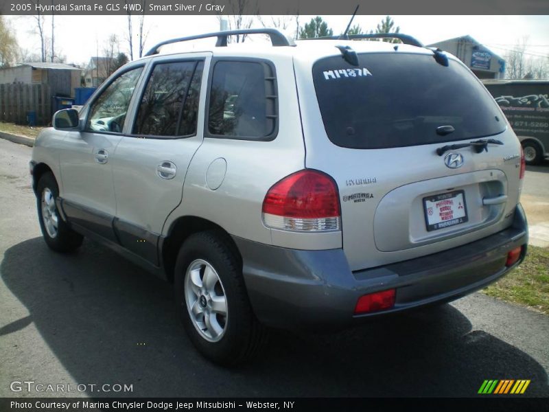 Smart Silver / Gray 2005 Hyundai Santa Fe GLS 4WD