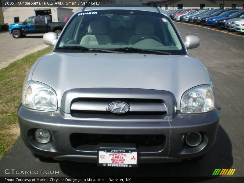 Smart Silver / Gray 2005 Hyundai Santa Fe GLS 4WD