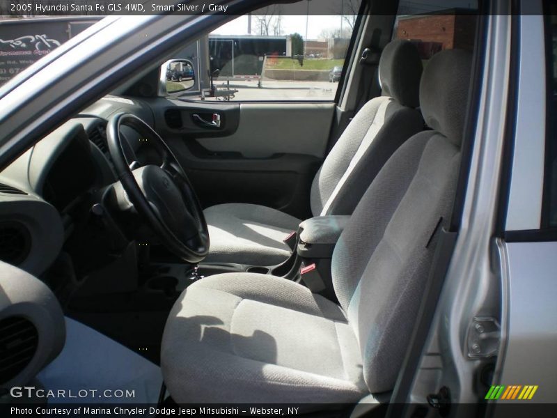 Smart Silver / Gray 2005 Hyundai Santa Fe GLS 4WD